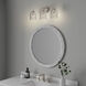 Catania 3 Light 22.8 inch Brushed Nickel Vanity Light Wall Light